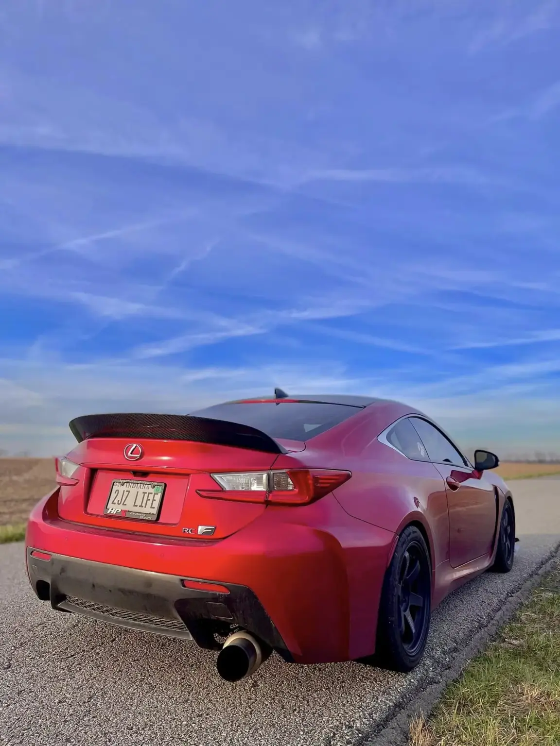 RC F Carbon Duck Lip Spoiler
